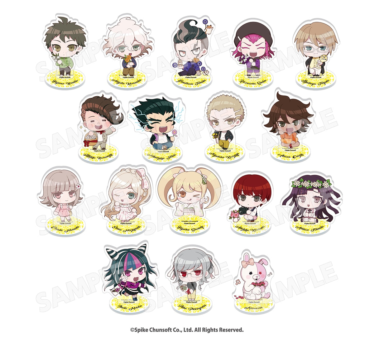 PREORDER MARCH ARRIVAL: Super Danganronpa 2 Good Spoon Collaboration Limited Edition Acrylic Standees