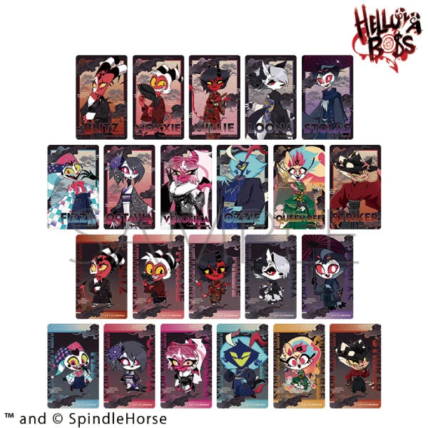 Helluva Boss Kimono Series Commemorative Clear Cards