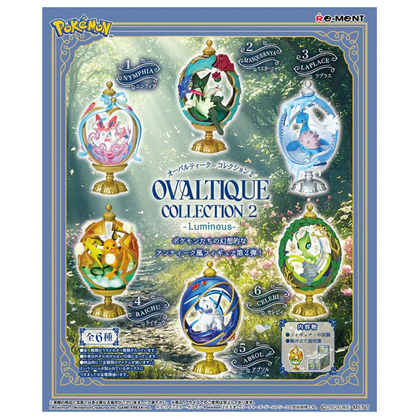 *PRE-ORDER* JUNE ARRIVAL: Re-Ment Pokémon Ovaltique Collection Volume 2 -Luminous-
