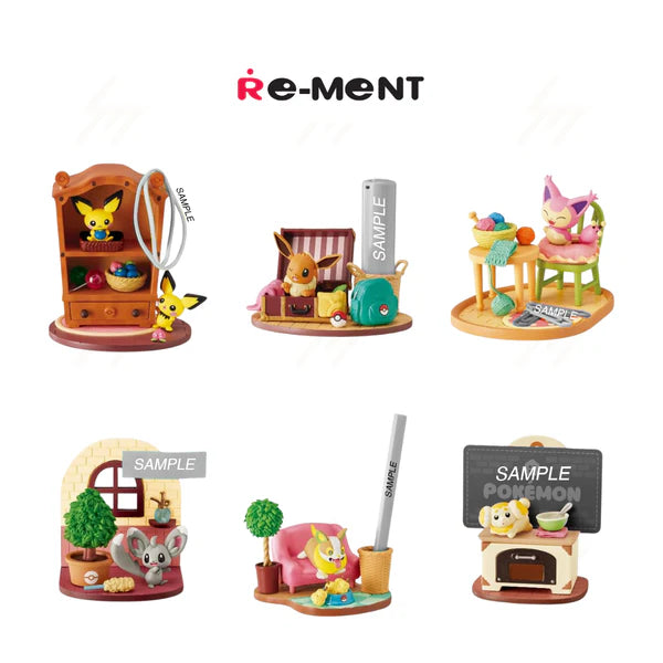 Re-Ment Pokémon DesQ Relaxing Home!