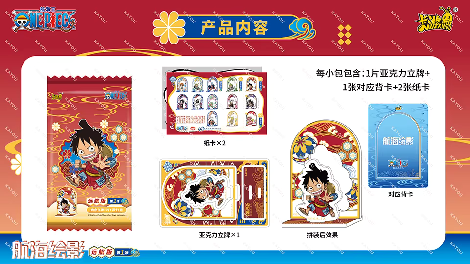 *PRE-ORDER* JULY ARRIVAL: KAYOU One Piece Wano 3 Piece Standees