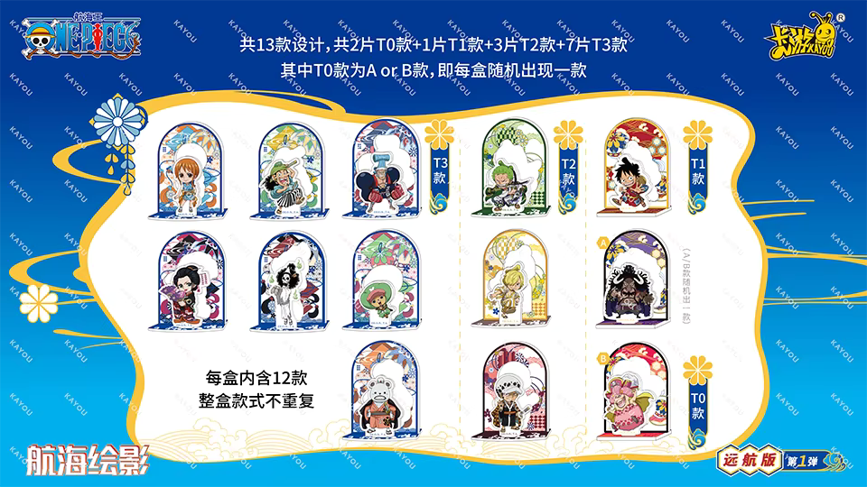 *PRE-ORDER* JULY ARRIVAL: KAYOU One Piece Wano 3 Piece Standees