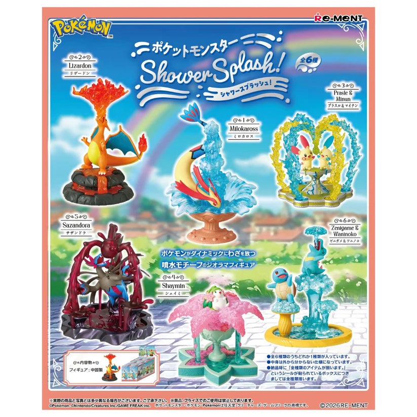*PRE-ORDER* OCTOBER ARRIVAL: Re-Ment Pokémon Shower Splash