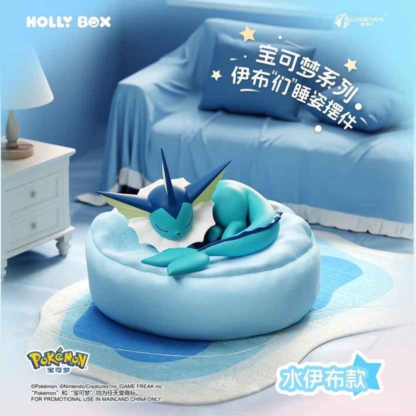 Holly Box Pokémon Sleeping Eeveelutions Figures