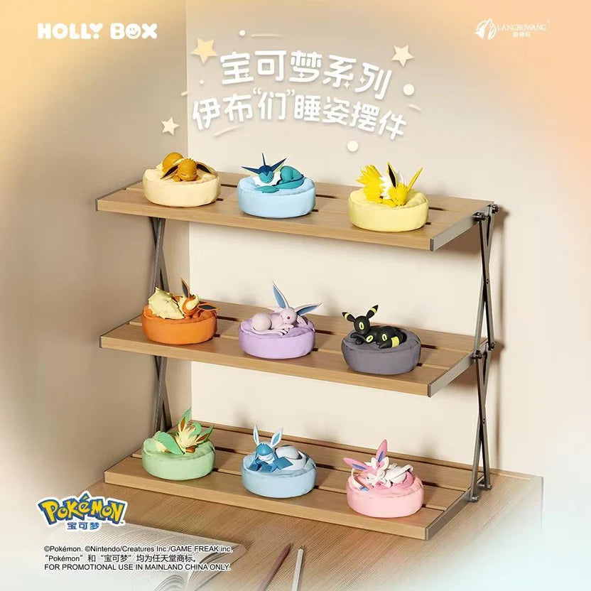 Holly Box Pokémon Sleeping Eeveelutions Figures