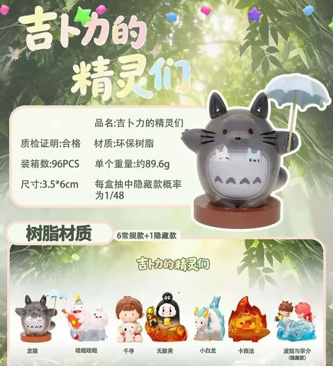 Studio Ghibli Hayao Miyazaki's "The Elves of Ghibli" Series Illuminated Figures