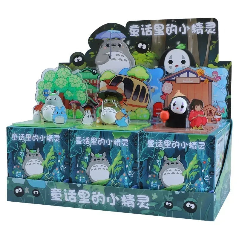 *PRE-ORDER* JULY ARRIVAL: Studio Ghibli Hayao Miyazaki's Fairy Tale Elves Figurines with Acrylic Backdrop