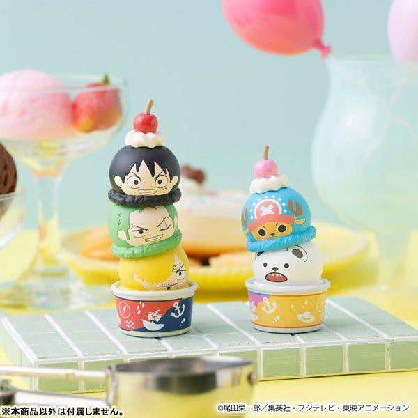 *PRE-ORDER* JULY ARRIVAL: MegaHouse One Piece Stacking Ice Cream Mini Figures