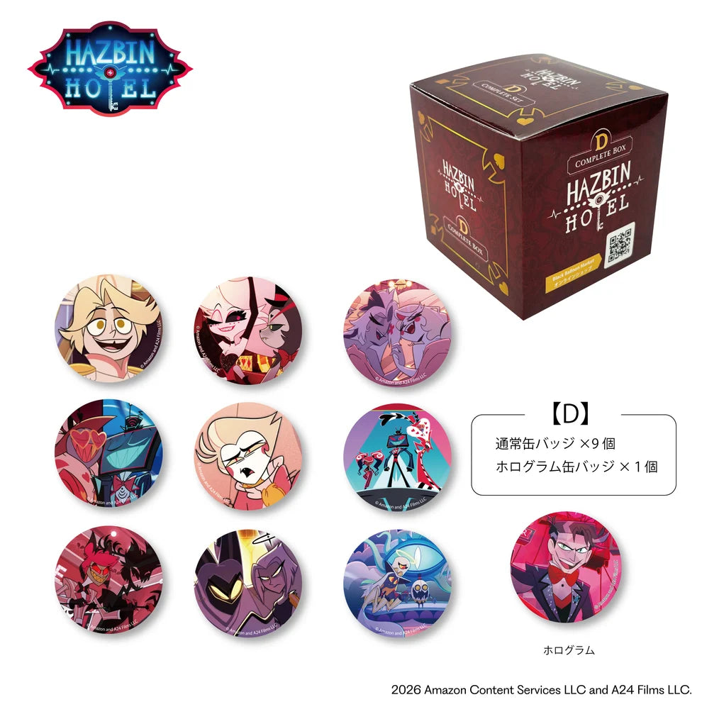 *PRE-ORDER* OCTOBER ARRIVAL - Hazbin Hotel Can Badges Series D